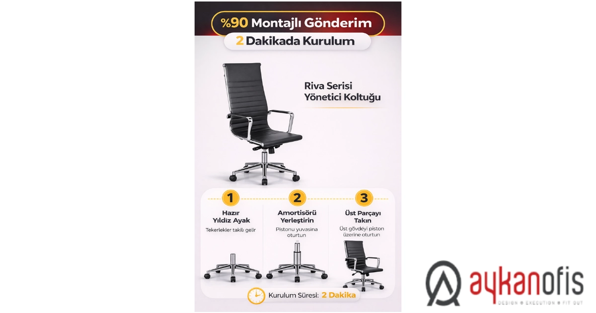 Riva Serisi Yönetici ve Çalışma Koltuğu Montaj Videosu