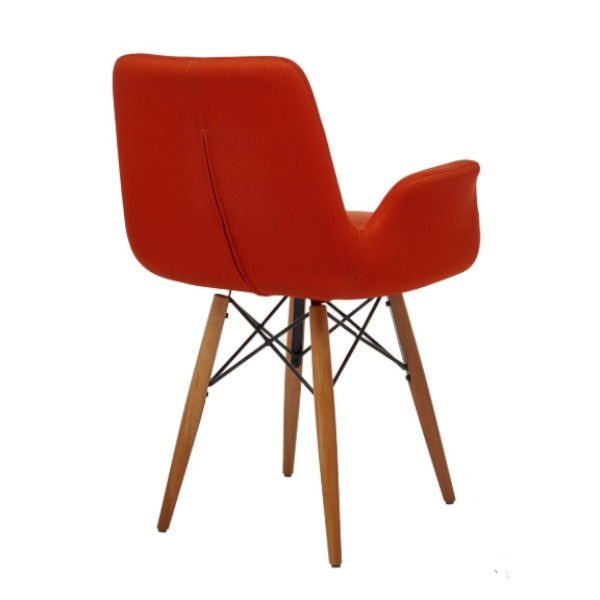 Aykan Ofis Mona Kırmızı Sandalye - Bekleme Koltuğu - Cafe Sandalyesi
