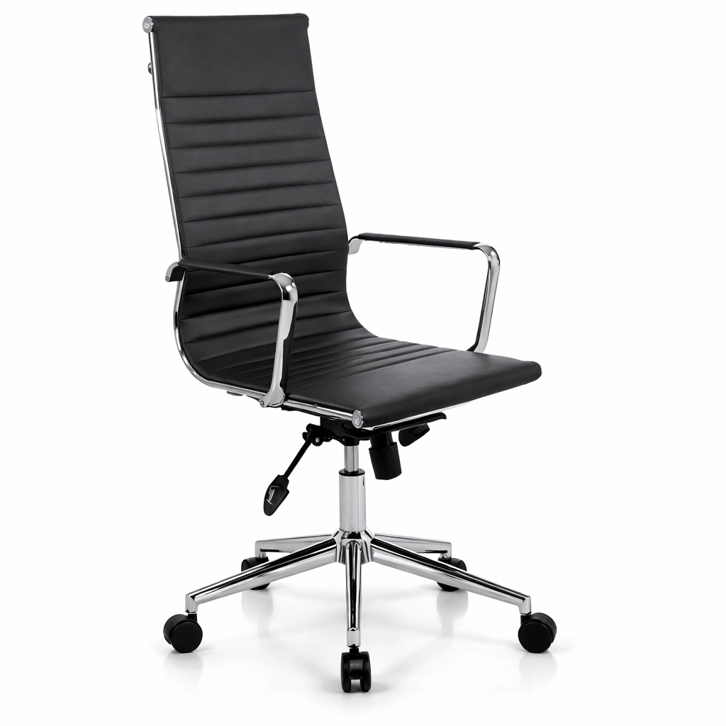 Aykan Ofis Riva Siyah Yönetici Koltuğu