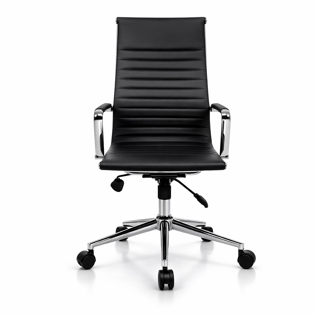 Aykan Ofis Riva Siyah Yönetici Koltuğu